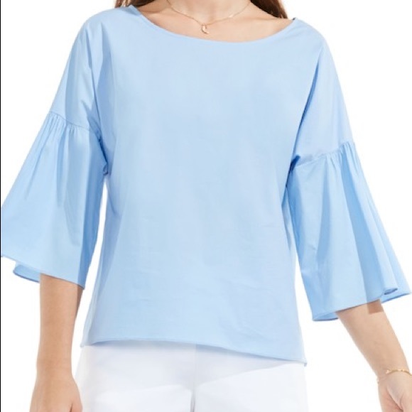 vince camuto bell sleeve blouse